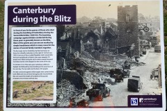 Blitz Noticeboard in Cemetery