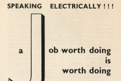 S W Bligh Electrical Ad - 1940's