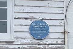 Blue plaque for Count Zborowski